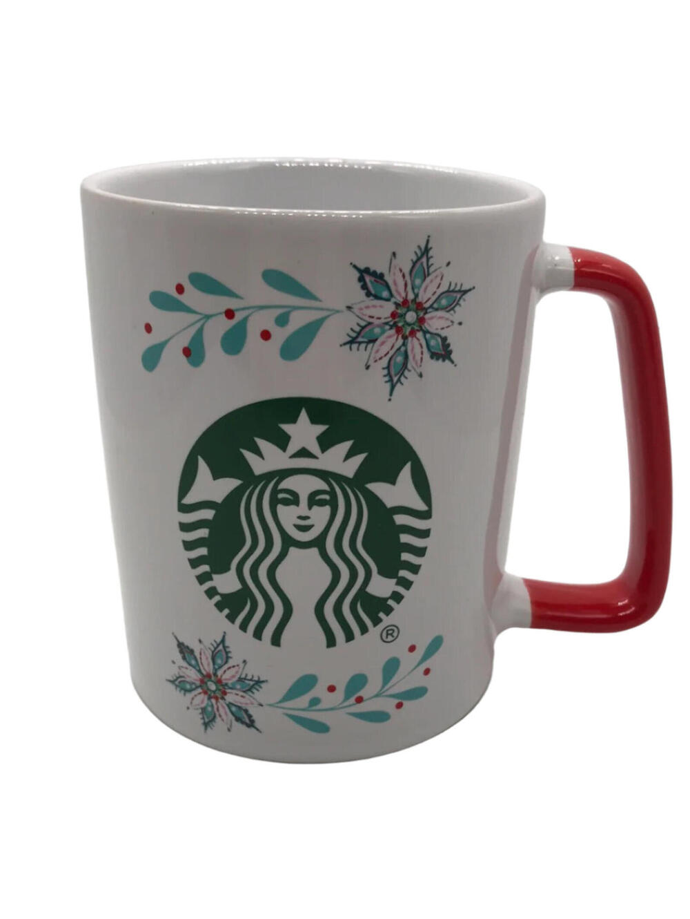 2020 Starbucks Christmas Mug 11oz Logo Red Handle